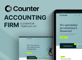 Counter – Accounting Firm Elementor Template Kit