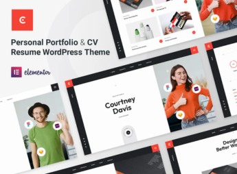 Courtney – Personal Portfolio WordPress Theme