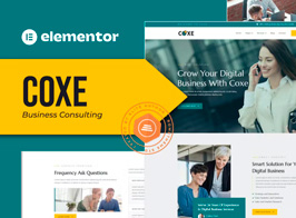 Coxe – Business Consulting Elementor Template Kit