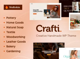 Crafti – Creative Handmade WordPress Theme