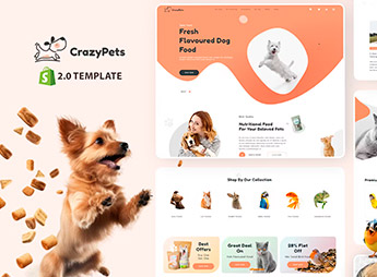 Crazy Pets – Pets Shop Shopify Theme