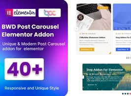 BWD Creative Post Carousel Addon for Elementor