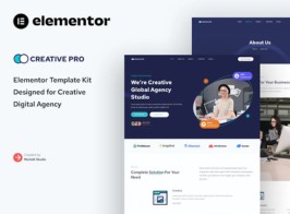 Creativepro – Creative Agency & Studio Elementor Template Kit