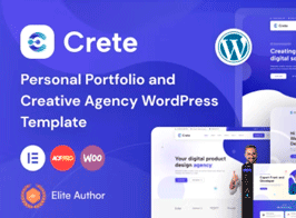Crete – Personal Portfolio and Creative Agency WordPress Theme