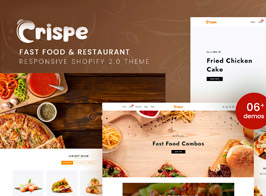Crispe – Fast Food & Restaurant Shopify Theme