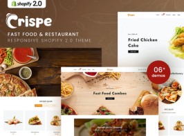 Crispe – Fast Food & Restaurant Shopify 2.0 Theme