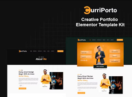Curriporto – Creative Portfolio Elementor Pro Template Kit