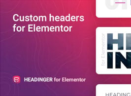 Headinger – Customizable Headings for Elementor