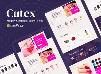Cutex – Shopify Cosmetics Store Theme