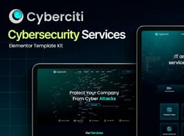 Cyberciti – Cyber Security Services Elementor Template Kit