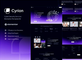 Cyrion – Cyber Security Services Elementor Template Kit