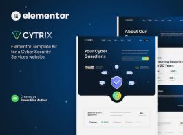 Cytrix – Cyber Security Services Elementor Template Kit
