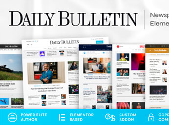 Daily Bulletin – Magazine & Newspaper WordPress Theme