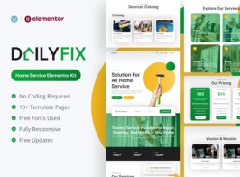 Dailyfix – Home Service Elementor Template Kit