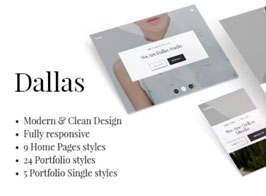 Dallas – Minimal Portfolio & Business Theme