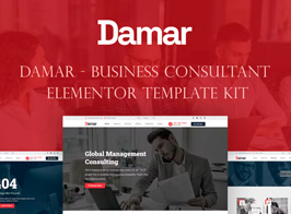 Damar – Business Consultant Elementor Template Kit