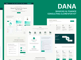 Dana – Banking and Finance Consulting Elementor Template Kit
