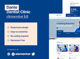 Dante – Dentist Clinic Elementor Template Kit