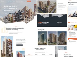 DAXX – Apartment Complex WordPress Theme