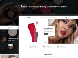 DBea – Cosmetics & Beauty Shop WordPress Theme