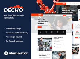 Decho – Car Repair Mechanic Template Kit