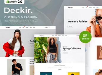 Deckir – Clothing & Fashion Shopify 2.0 Theme