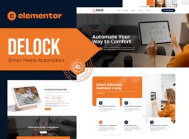 Delock – Smart Home Automation Elementor Template Kit