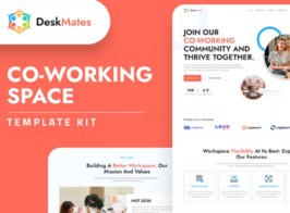 Deskmates – Coworking Space Elementor Template Kit