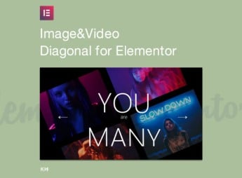 Diagonal Media for Elementor