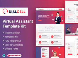 DialCell – Call Center Services & Telemarketing Elementor Template Kit