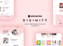 Digimity – Creative Digital Agency Elementor Template Kit