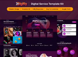 Digitly – Digital Service Agency Elementor Template Kit