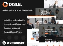 Disle – Digital Agency Elementor Template Kit
