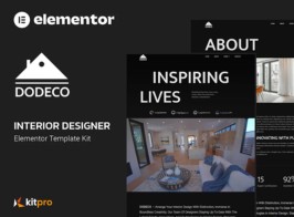 Dodeco – Interior Designer Elementor Template Kit