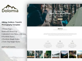 Dolomia – Hiking, Outdoor, Mountain Guide WordPress Theme