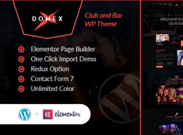 Domex – Night Club WordPress Theme