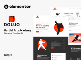 Doujo – Martial Arts Academy Elementor Template Kit