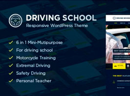 Driving School – WordPress Theme