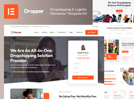 Dropper – Dropshipping & Logistic Elementor Template Kit