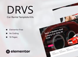 DRVS – Car Rental Elementor Template Kit
