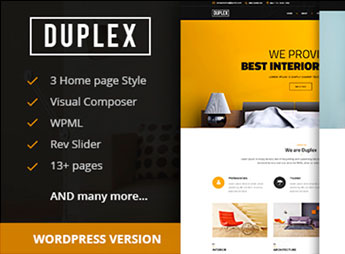Duplex – Interior & Architecture Design WordPress Theme