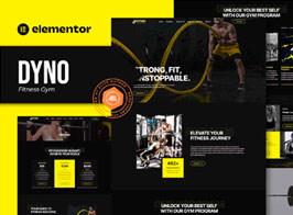 Dyno – Fitness Gym Elementor Template Kit