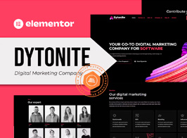 Dytonite – Digital Marketing Company Elementor Template Kit