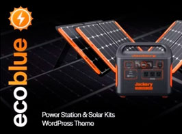 EcoBlue – Power Station & Solar Kits WordPress Theme