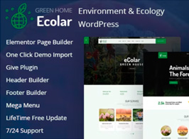 Ecolar – Environment & Ecology WordPress Theme