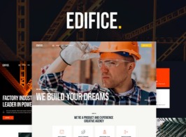 Edifice – Construction & Building WordPress Theme