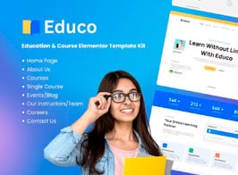 Educo – Education & Online Course Elementor Template Kit