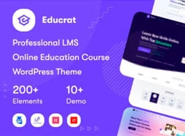 Educrat – Online Course Education WordPress Theme
