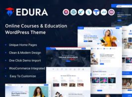 Edura – Online Courses & Education WordPress Theme