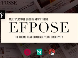 Efpose – Multipurpose Blog and Newspaper Theme